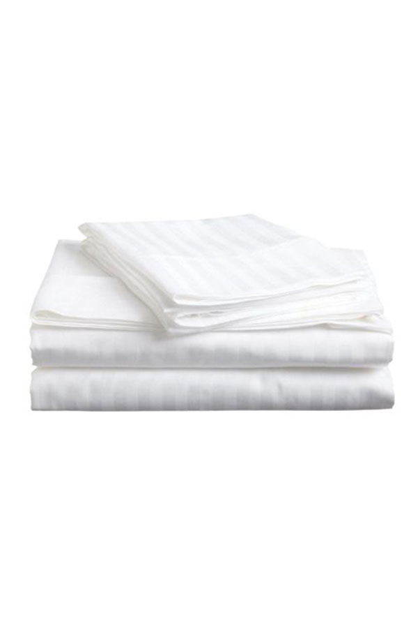 Erland Duvet Cover 83 Wire Striped Cotton Satin
