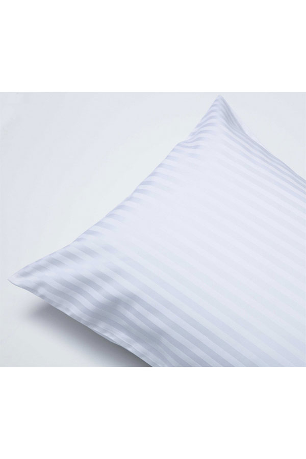 Erland Pillow Cover 83 Wire Striped Cotton Satin